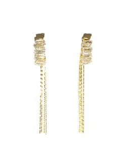 Jewellery<Bariano AASHVI DROP EARRINGS GOLD