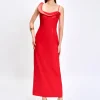 Formal / Prom Dresses | Maxi Dresses<Bariano ADA ROSETTE MAXI BL75D43L RED