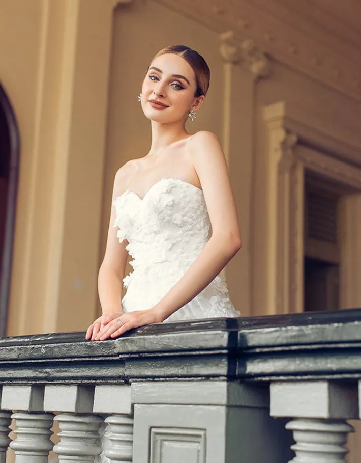 Formal / Prom Dresses | Gowns / Ballgowns<Bariano ADELA SWEETHEART PETAL BALL GOWN B41D01L