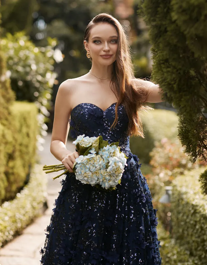 Formal / Prom Dresses | Gowns / Ballgowns<Bariano ADELA SWEETHEART PETAL BALL GOWN B41D01L