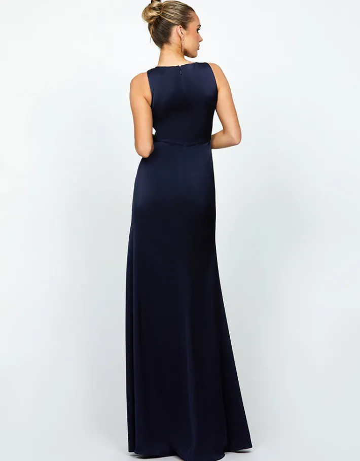Maxi Dresses<Bariano ADELYNN COWL NECK MAXI BL74D65L NAVY