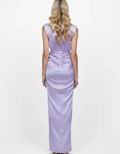 Maxi Dresses | All Dresses<Bariano AINSLEE HIGH NECK DRAPED GOWN B60D06L