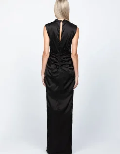 Maxi Dresses | All Dresses<Bariano AINSLEE HIGH NECK DRAPED GOWN B60D06L