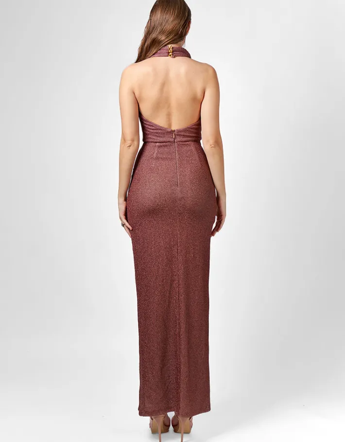 Formal / Prom Dresses<Bariano ALLIE HIGH NECK COWL MAXI BL75D01L