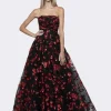 Formal / Prom Dresses | Gowns / Ballgowns<Bariano ANASTASIA STRAPLESS BALL GOWN B64D22L BLACK/RED