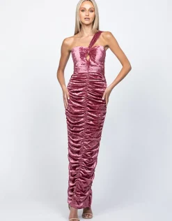 Formal / Prom Dresses | Maxi Dresses<Bariano ANDIE ASYMMETRIC RUCHED MAXI BL59D15L