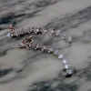 Jewellery<Bariano ANGEL DIAMANTE DANGLE EARRINGS ROSE GOLD