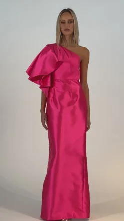Formal / Prom Dresses | Maxi Dresses<Bariano ANNMARIE FRILL SHOULDER GOWN B71D02L