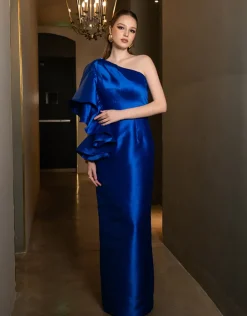 Formal / Prom Dresses | Maxi Dresses<Bariano ANNMARIE FRILL SHOULDER GOWN B71D02L