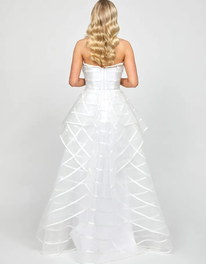 Formal / Prom Dresses | Gowns / Ballgowns<Bariano ARABELLA STRIPED BALL GOWN B73D25L