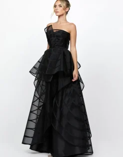 Formal / Prom Dresses | Gowns / Ballgowns<Bariano ARABELLA STRIPED BALL GOWN B73D25L