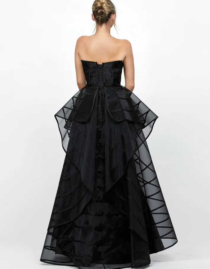 Formal / Prom Dresses | Gowns / Ballgowns<Bariano ARABELLA STRIPED BALL GOWN B73D25L