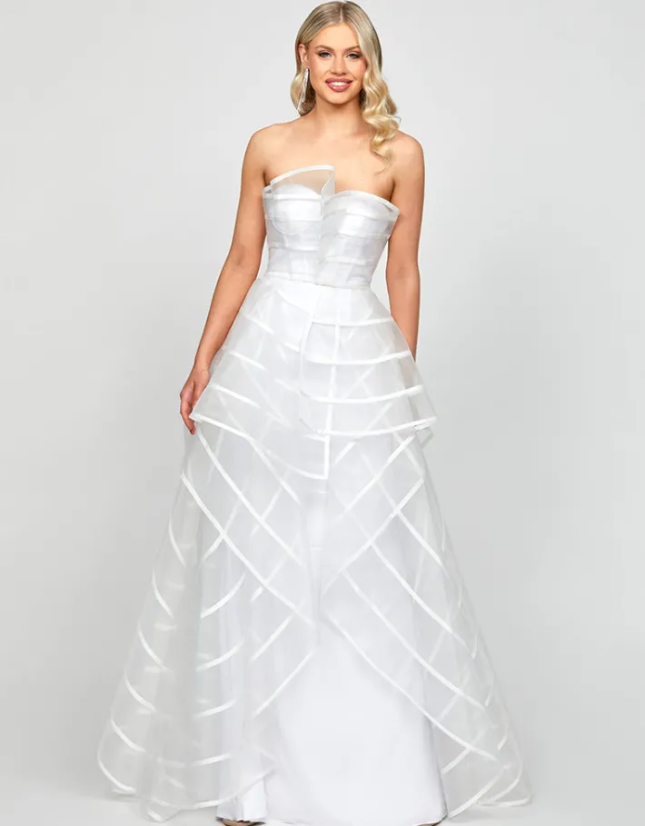 Formal / Prom Dresses | Gowns / Ballgowns<Bariano ARABELLA STRIPED BALL GOWN B73D25L