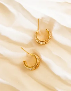 Jewellery<Bariano AURORA EARRINGS GOLD