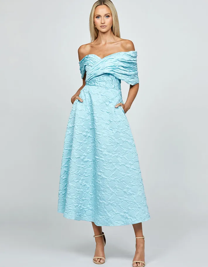 Maxi Dresses | All Dresses<Bariano AYLEEN OFF SHOULDER MIDAXI BL69D10L