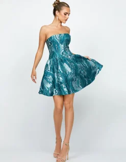Mini Dresses | All Dresses<Bariano BAILEE DROPPED WAIST MINI BL69D19S