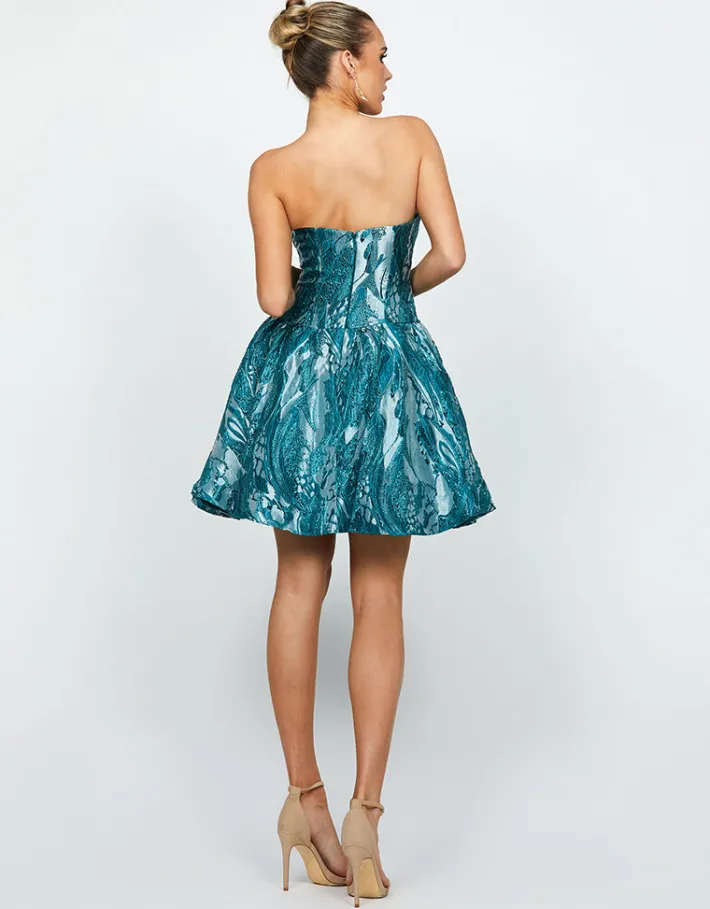 Mini Dresses | All Dresses<Bariano BAILEE DROPPED WAIST MINI BL69D19S