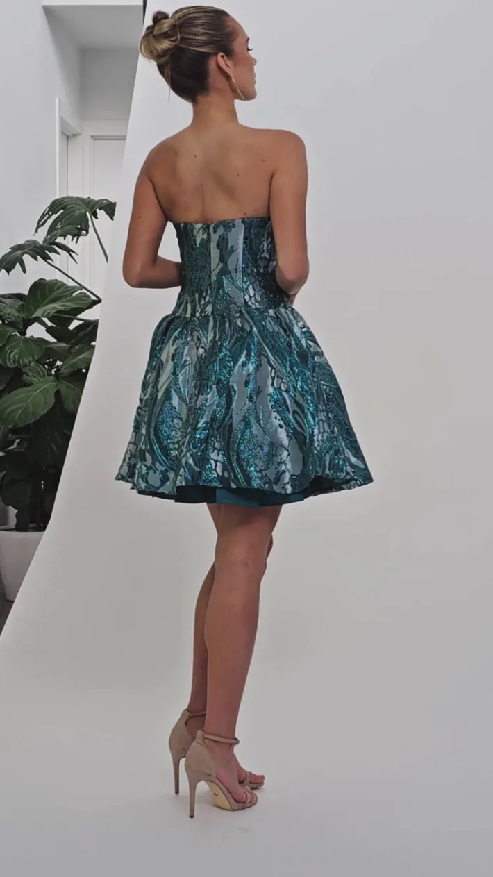 Mini Dresses | All Dresses<Bariano BAILEE DROPPED WAIST MINI BL69D19S