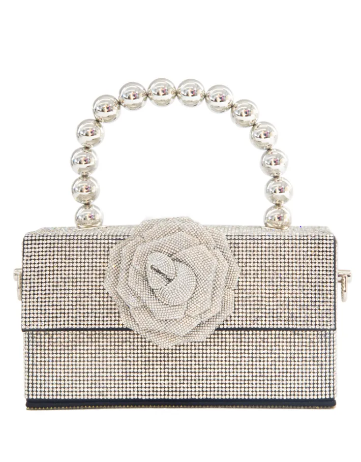 Clutches<Bariano DIAMOND ROSE HANDBAG J74BG07 BLACK