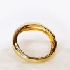 Bracelet<Bariano BLACKOUT BANGLE BRACELET GOLD