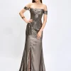 Maxi Dresses<Bariano BRIDIE CORSET DRAPE GOWN B75D21L GOLD