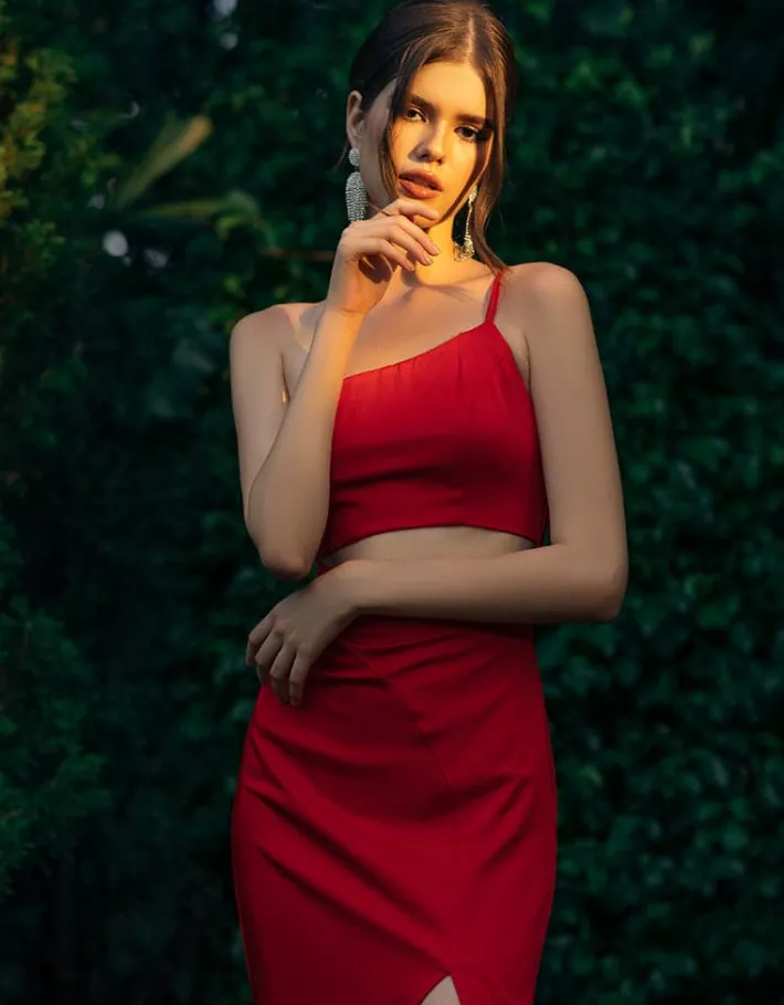 Formal / Prom Dresses | Maxi Dresses<Bariano CARTIA ONE SHOULDER CUT OUT MAXI BL56D01L