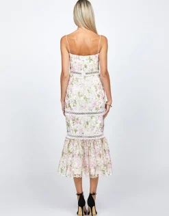 Midi Dresses | All Dresses<Bariano CASSIA FLOUNCE MIDI BL71D11S FLORAL MULTI