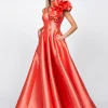 Gowns / Ballgowns | All Dresses<Bariano CECE RUFFLE SHOULDER GOWN B71D04L