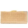 Clutches<Bariano PLEATED CLUTCH J74BG10 CHAMPAGNE