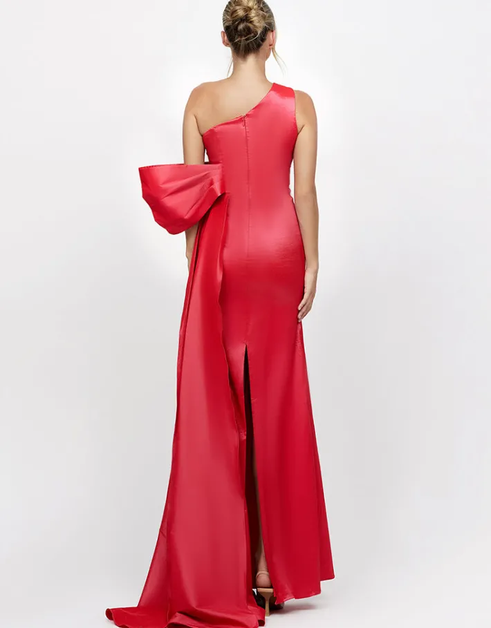Formal / Prom Dresses | All Dresses<Bariano CHLO ASYMMETRIC GOWN WITH TRAIN B73D35L