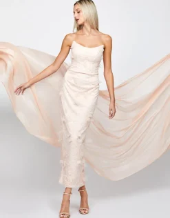 Maxi Dresses | All Dresses<Bariano CLARA STRAPLESS SCOOPED MIDAXI B71D07S