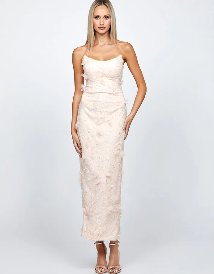 Maxi Dresses | All Dresses<Bariano CLARA STRAPLESS SCOOPED MIDAXI B71D07S
