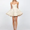 Mini Dresses | All Dresses<Bariano DHALIA STRAPLESS CORSET MINI B72D60S WHITE/NUDE