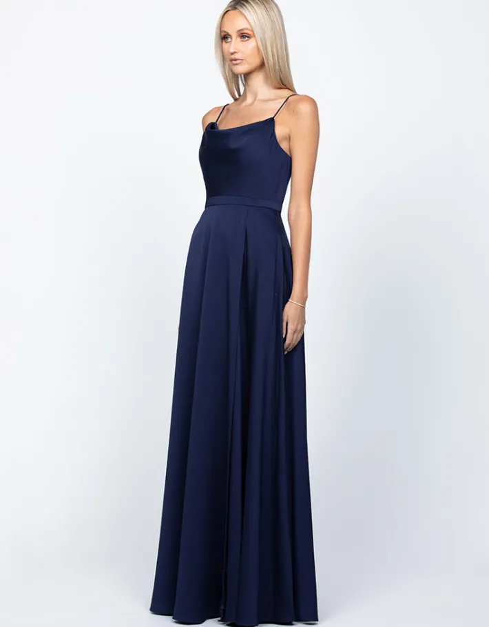 Gowns / Ballgowns | Maxi Dresses<Bariano DIAMOND COWL WRAP GOWN B43D11LW