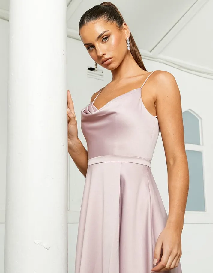 Gowns / Ballgowns | Maxi Dresses<Bariano DIAMOND COWL WRAP GOWN B43D11LW