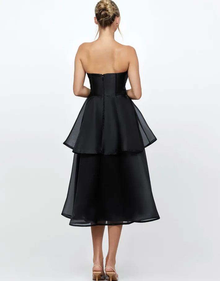 Midi Dresses | All Dresses<Bariano ELEANOR TIERED MIDI B71D17S