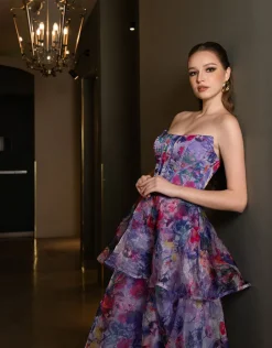Midi Dresses | All Dresses<Bariano ELEANOR TIERED MIDI B71D17S