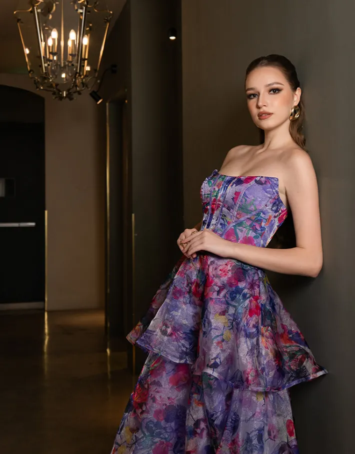 Midi Dresses | All Dresses<Bariano ELEANOR TIERED MIDI B71D17S
