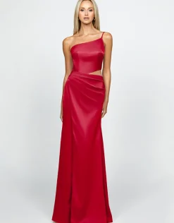 Formal / Prom Dresses | Gowns / Ballgowns<Bariano EMILLYS ASYMMETRIC CUT OUT GOWN B69D06L RED