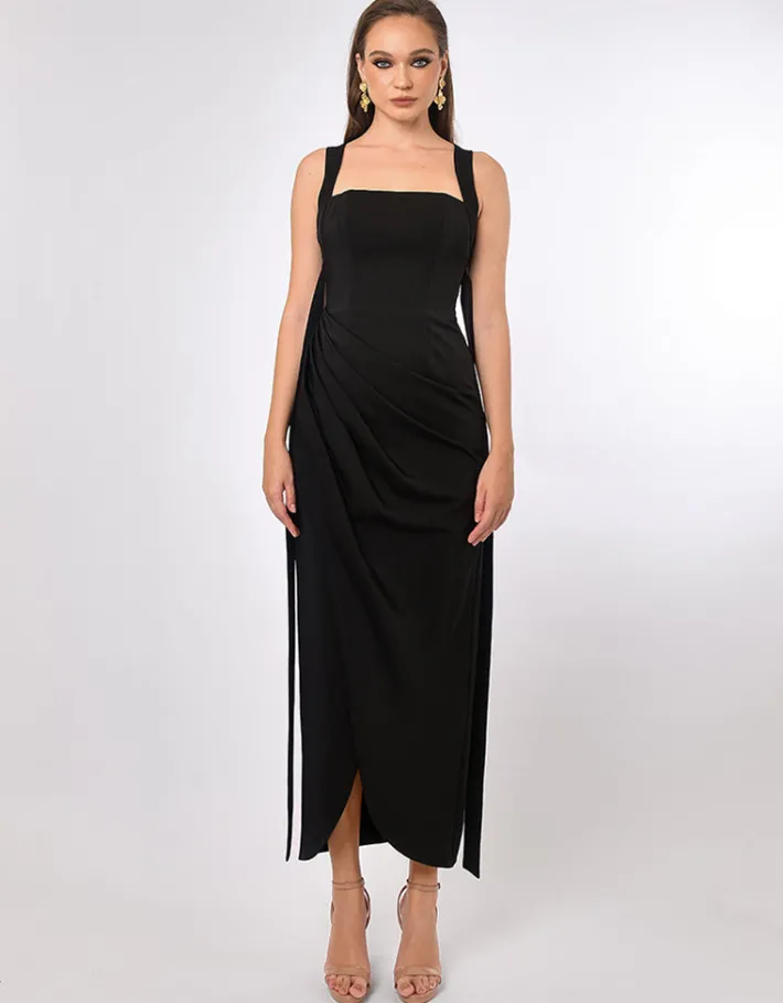 Maxi Dresses | All Dresses<Bariano EMILYA OPEN BACK HALTER MIDAXI BL70D14L