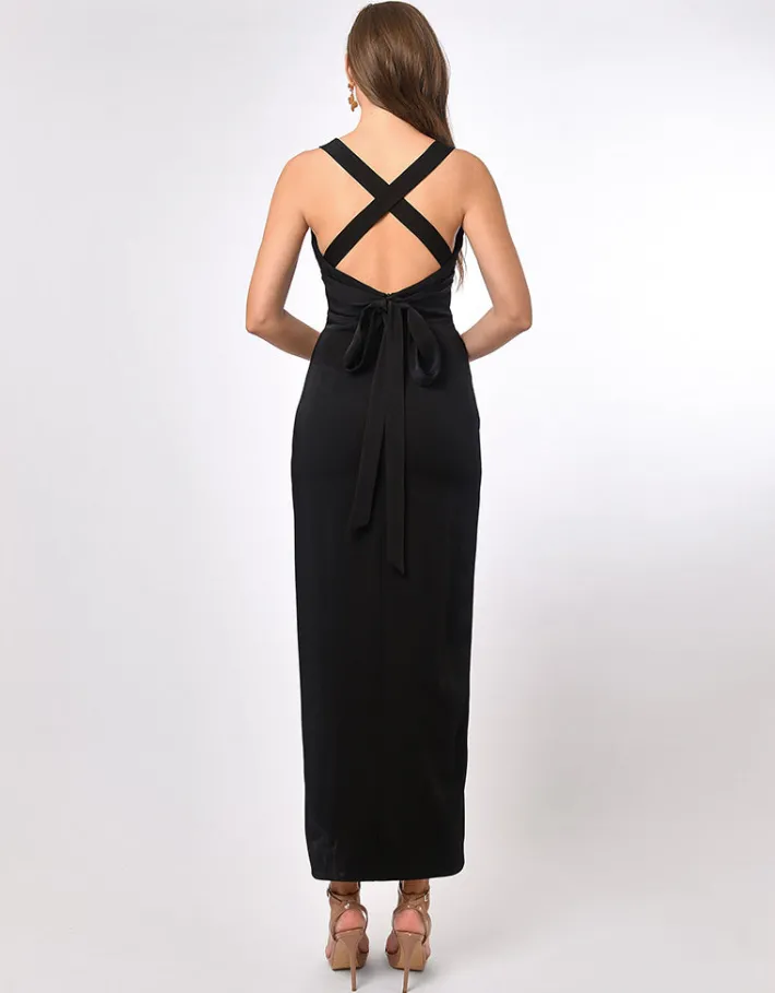 Maxi Dresses | All Dresses<Bariano EMILYA OPEN BACK HALTER MIDAXI BL70D14L