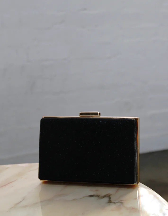 Clutches<Bariano ERIKA SLEEK CLASP CLUTCH 239 BLACK