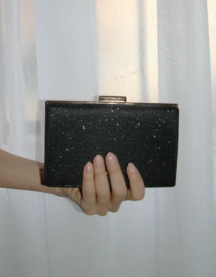 Clutches<Bariano ERIKA SLEEK CLASP CLUTCH 239 BLACK