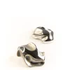 Jewellery<Bariano EVERLY WARPED CHUNKY STUD EARRINGS SILVER