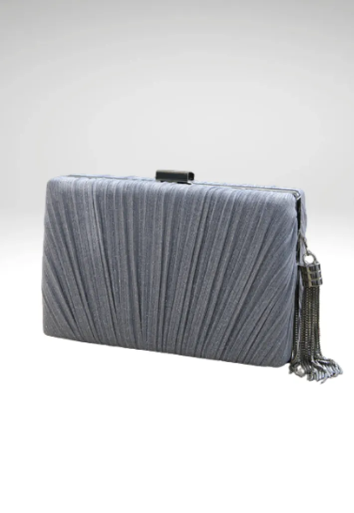 Clutches<Bariano FELICITY SHIMMER CLUTCH A9 SILVER