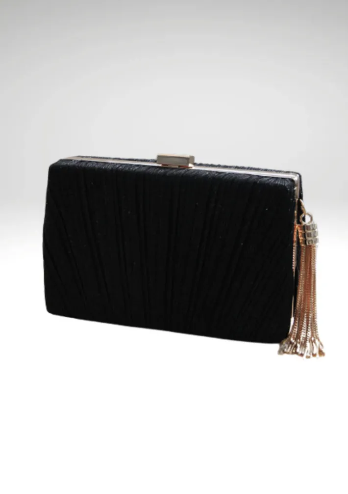 Clutches<Bariano FELICITY SHIMMER CLUTCH A9 BLACK