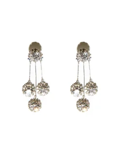 Jewellery<Bariano FIREWORKS DROP EARRINGS SILVER