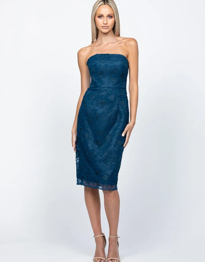 Midi Dresses | All Dresses<Bariano FLORENCE STTRAPLESS MIDI DRESS B56D54S