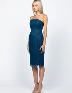 Midi Dresses | All Dresses<Bariano FLORENCE STTRAPLESS MIDI DRESS B56D54S