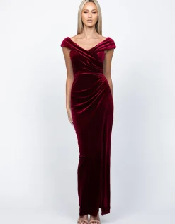 Maxi Dresses | All Dresses<Bariano GABBY VELVET MAXI BL55D02L
